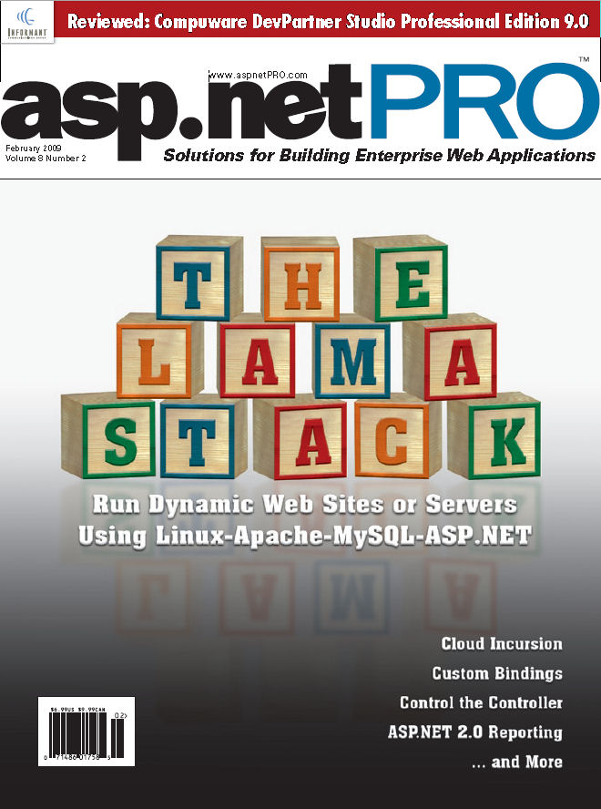 Copertina asp.netPRO, The LAMA Stack