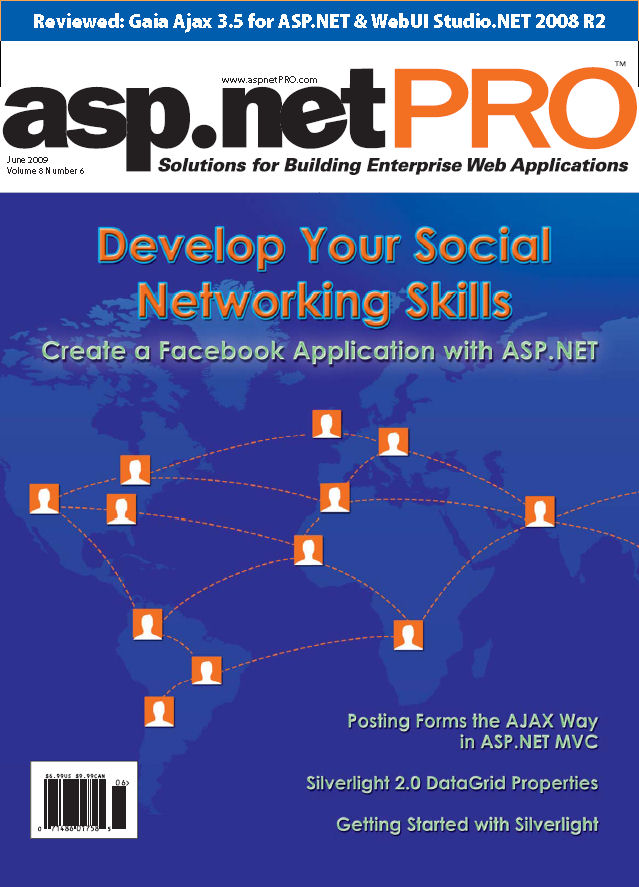 Copertina asp.netPRO, Social Networking Skills