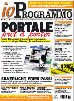 Copertina ioProgrammo, luglio 2007